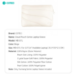 Torba za laptop Coteci MB-071 13-14 inch bez - Slika 5