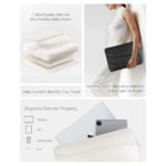 Torba za laptop Coteci MB-072 15-16 inch crna - Slika 4