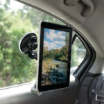 Univerzalni rotirajuci drzac za tablet 7 - 10 inch vakuum crni - Slika 2