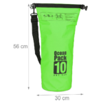 Vodootporna torba Dry Bag 10L zelena - Slika 3
