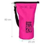Vodootporna torba Dry Bag 20L pink - Slika 3
