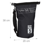 Vodootporna torba 5L crna - Slika 6