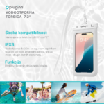 Vodootporna torbica Pluginn 7.2" bela - Slika 2