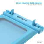 Vodootporna torbica Pluginn 7.2" plava - Slika 3