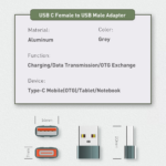 Adapter LDNIO LC150 Type C na USB sivi - Slika 11