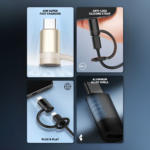 Adapter LDNIO LC260 Type C na Lightning crni - Slika 2