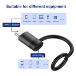 Adapter LDNIO LC260 Type C na Lightning crni - Slika 4