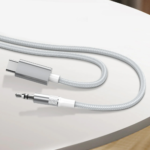 Adapter LDNIO LSY81c Type C na 3.5mm muski beli 1m - Slika 2