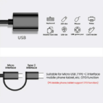Adapter OTG Jinghua Type C - micro USB na USB Z 3.0 - Slika 2