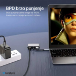 Adapter Terabyte Type C na HDMIx2 PD USB3.0 4 u 1 - Slika 3