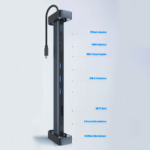 Adapter Type C JWD-TC45 na LAN, PD, HDMI, Type C, 3x USB 3.0, SD, TF,  3.5mm 10 u 1 sivi - Slika 11