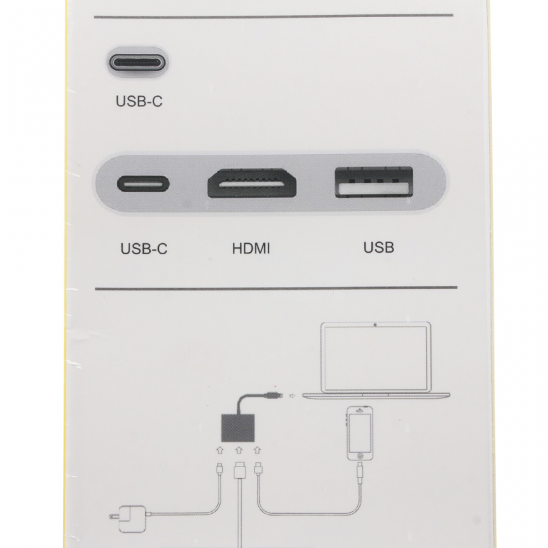 Adapter Type C na Digital AV multiport 3u1 - Slika 2