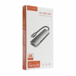 Adapter Type C na HDMI 3xUSB 3.0 type C 5u1 - Slika 6