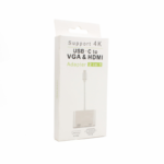 Adapter TYPE C na HDMI + VGA JWD-T6 - Slika 3