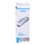 Adapter Type C - USB 3.0 HUB na 2xType C, 3xUSB 3.0 i 2xUSB 2.0 7u1 20cm kabl - Slika 8