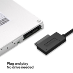 Adapter USB 3.0 na SATA 7+6 13pin za laptop opticki uredjaj - Slika 3