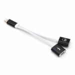 Adapter za slusalice i punjenje IP-14 iPhone lightning crni - Slika 2