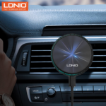 Auto stalak za ventilaciju LDNIO MA23 15W Wireless magnetic crni - Slika 8