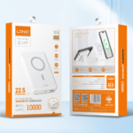 Back up baterija LDNIO PQ16 10000mAh, 15W wireless, sivo bela - Slika 10