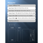 Back up baterija LDNIO PQ22 20000mah, 22.5W, crno bela - Slika 8