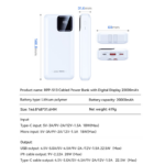 Back up baterija REMAX Suji Series RPP-513 20W+22.5W PD+QC 20000mAh bela - Slika 9