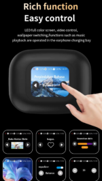 Bluetooth slusalice A16 Mini Pro sa AI prevodiocem crne - Slika 5