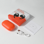 Bluetooth slusalice Airpods Soke HD313 narandzaste - Slika 10