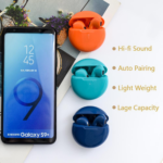 Bluetooth slusalice Airpods T-phox Pro crne HQ - Slika 4