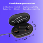 Bluetooth slusalice Airpods Wireless L2 crne - Slika 7