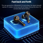 Bluetooth slusalice Airpods Wireless L2 crne - Slika 8