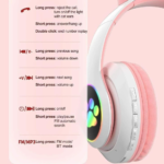 Bluetooth slusalice Cat Ear JST-28 mint - Slika 5