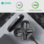 Bluetooth slusalice Coteci MS-027 sa AI prevodiocem bez - Slika 4