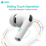 Bluetooth slusalice Coteci Smart Pods Pro 3 bele - Slika 3