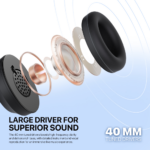 Bluetooth slusalice Fantech GO Air WH02S crne - Slika 8