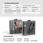 Bluetooth slusalice Fantech GO Vibe WH05 crne - Slika 10
