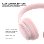 Bluetooth slusalice Fantech GO Vibe WH05 pink - Slika 6