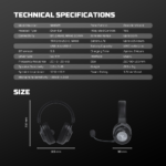 Bluetooth slusalice Fantech Stellar WHG05 crne - Slika 11