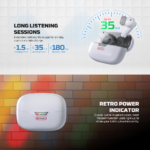 Bluetooth slusalice Fantech TX4 Mithril ANC Super Maxfit sive - Slika 8
