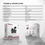 Bluetooth slusalice Fantech Wave 10 crne - Slika 6