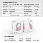 Bluetooth slusalice Fantech WHG01 Tamago Sakura - Slika 11