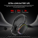 Bluetooth slusalice Fantech WHG02 Harmony bele - Slika 9