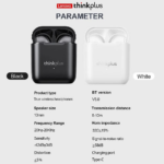 Bluetooth slusalice Lenovo LP2 Airpods bele - Slika 8