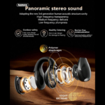 Bluetooth slusalice REMAX Enchanter Series CozyBuds W11 crne - Slika 8