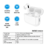 Bluetooth slusalice Teracell Airbuds Pro bele - Slika 3