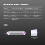 Bluetooth zvucnik Fantech BS160 GROOVE BAR crni - Slika 11