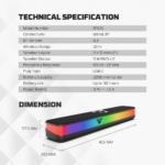 Bluetooth zvucnik Fantech GS151 GROOVE BAR PRO crni - Slika 10