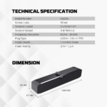 Laptop zvucnik Fantech GS206 GROOVE BAR LITE crni - Slika 9