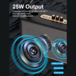 Bluetooth zvucnik Kisonli G107 crno sivi - Slika 8