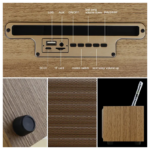 Bluetooth zvucnik Kisonli G11a braon - Slika 6