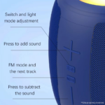 Bluetooth zvucnik LC-03 5W crni - Slika 7